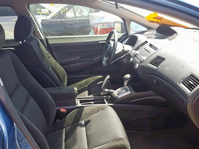 2HGFA16609H333009 - 2009 HONDA CIVIC LX-S 蓝色 照片 5