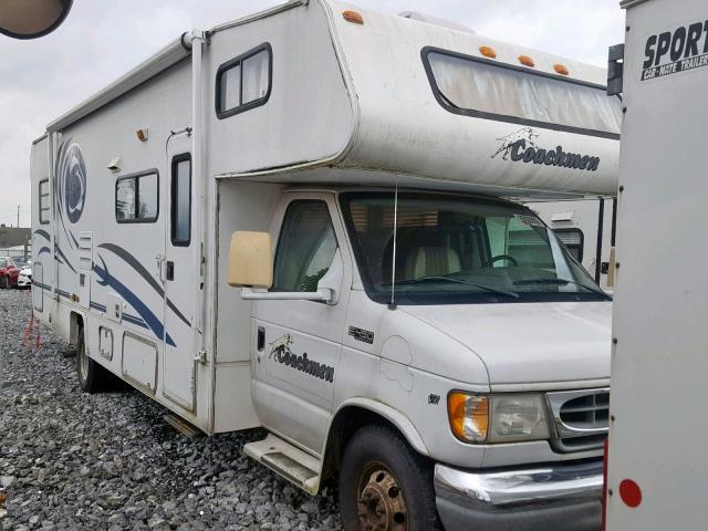 1FDXE45S51HA12032 - 2001 COACH LEPRECHAUN WHITE photo 1