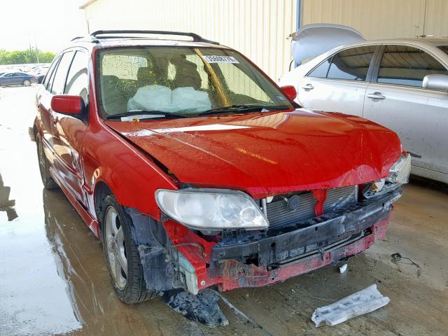 JM1BJ245021446282 - 2002 MAZDA PROTEGE PR RED photo 1