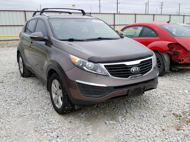 KNDPB3A26D7395874 - 2013 KIA SPORTAGE B BROWN photo 1