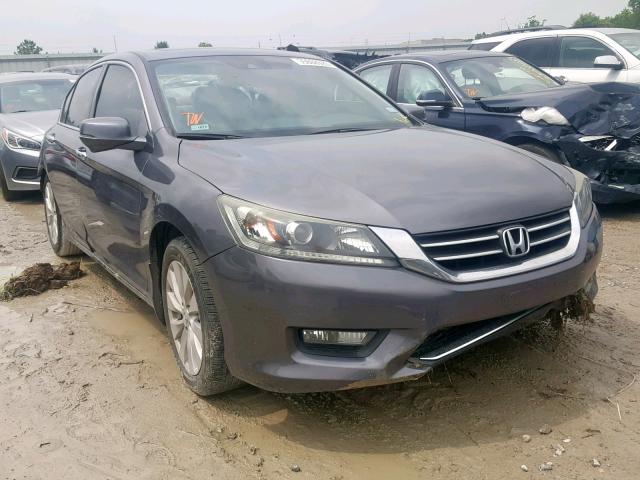 1HGCR2F84EA143161 - 2014 HONDA ACCORD EXL GRAY photo 1