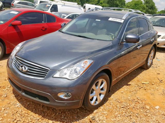 JN1AJ0HRXAM755447 - 2010 INFINITI EX35 BASE BLUE photo 2