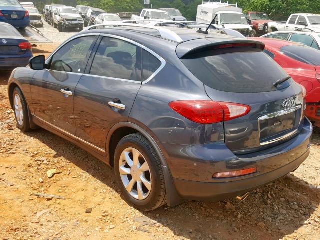 JN1AJ0HRXAM755447 - 2010 INFINITI EX35 BASE BLUE photo 3