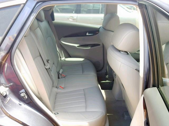 JN1AJ0HRXAM755447 - 2010 INFINITI EX35 BASE BLUE photo 6