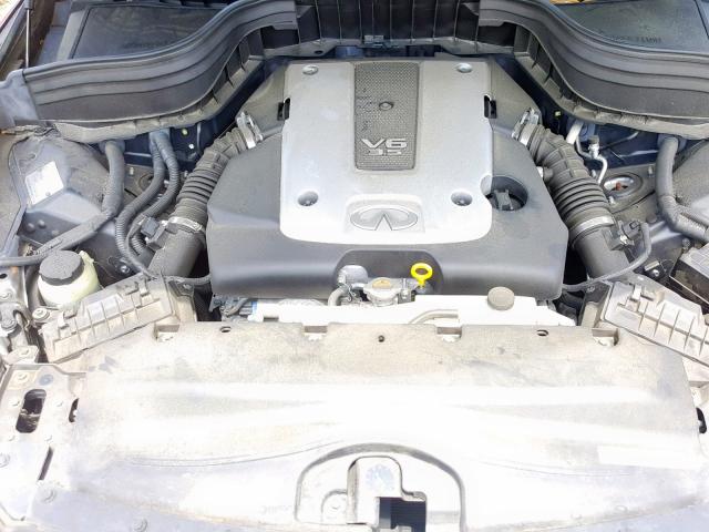 JN1AJ0HRXAM755447 - 2010 INFINITI EX35 BASE BLUE photo 7