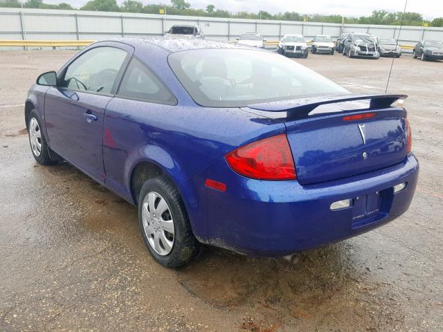 1G2AL15F077237821 - 2007 PONTIAC G5 BLUE photo 3