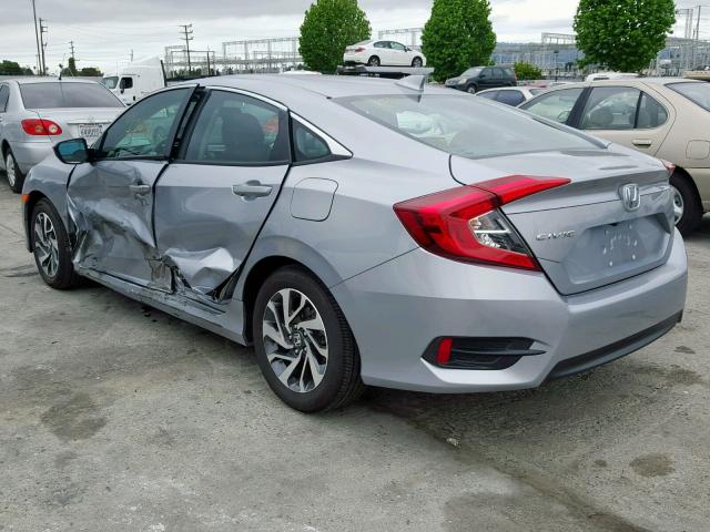 2HGFC2F73JH568825 - 2018 HONDA CIVIC EX SILVER photo 3