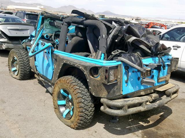 1C4AJWAG3HL644330 - 2017 JEEP WRANGLER S ლურჯი ფოტო 3