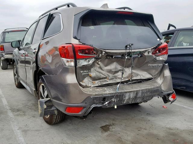 JF2SKAWC5KH482142 - 2019 SUBARU FORESTER T BROWN photo 3