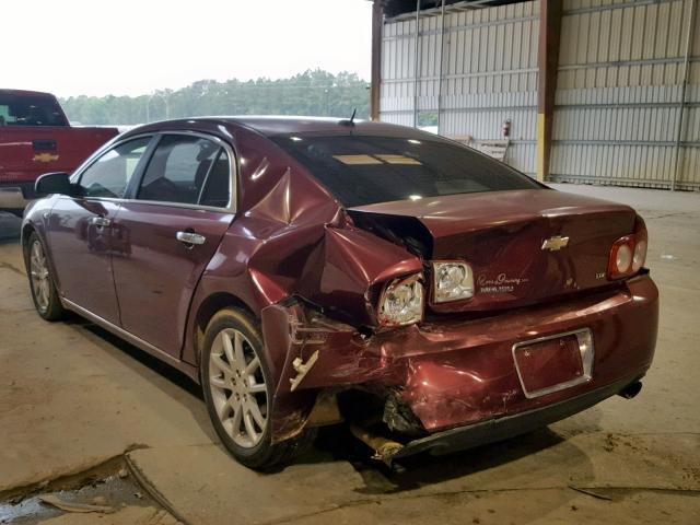 1G1ZK57748F169134 - 2008 CHEVROLET MALIBU LTZ MAROON photo 3