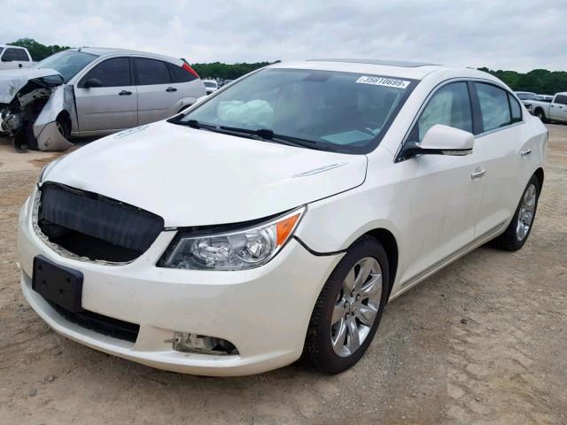 1G4GE5EV0AF243805 - 2010 BUICK LACROSSE C WHITE photo 2