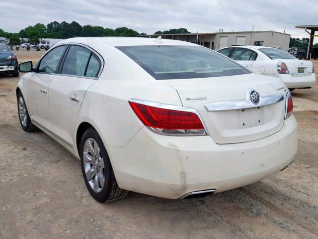 1G4GE5EV0AF243805 - 2010 BUICK LACROSSE C WHITE photo 3