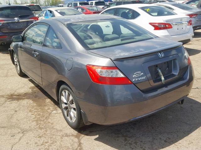 2HGFG12929H516930 - 2009 HONDA CIVIC EXL 银色 照片 3