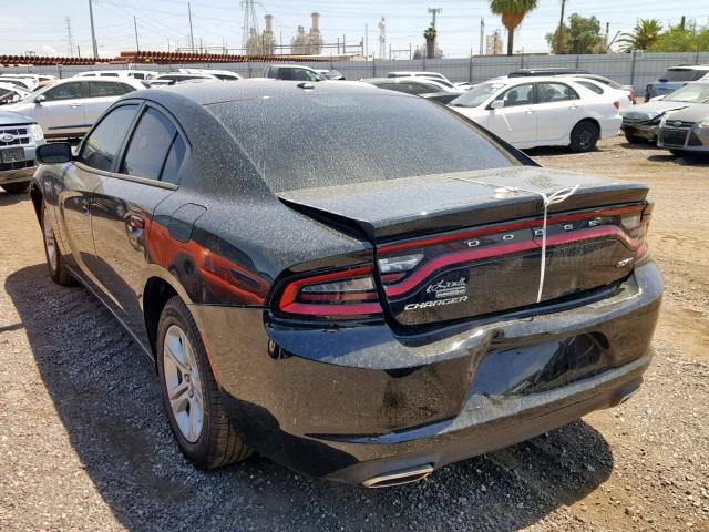 2C3CDXBG7JH323452 - 2018 DODGE CHARGER SX BLACK photo 3