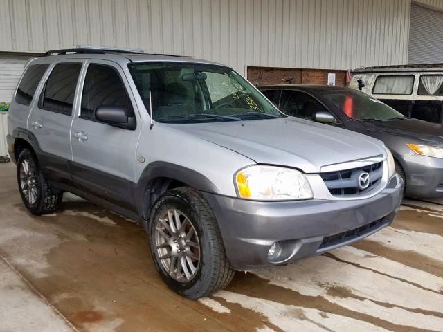 4F2YZ941X4KM19385 - 2004 MAZDA TRIBUTE LX SILVER photo 1