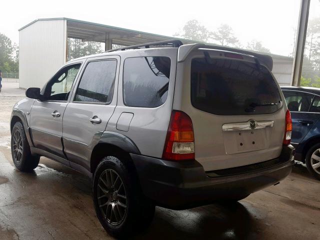 4F2YZ941X4KM19385 - 2004 MAZDA TRIBUTE LX SILVER photo 3