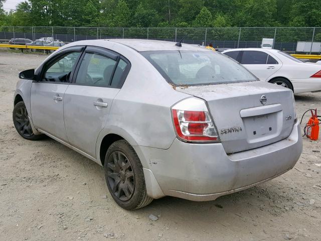 3N1AB61E27L681306 - 2007 NISSAN SENTRA 2.0 SILVER photo 3