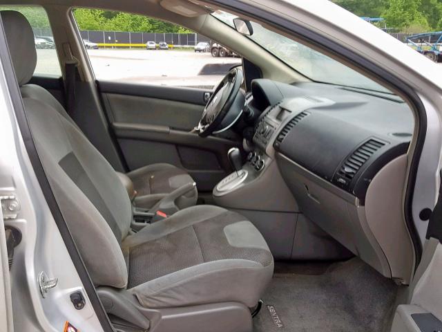 3N1AB61E27L681306 - 2007 NISSAN SENTRA 2.0 SILVER photo 5