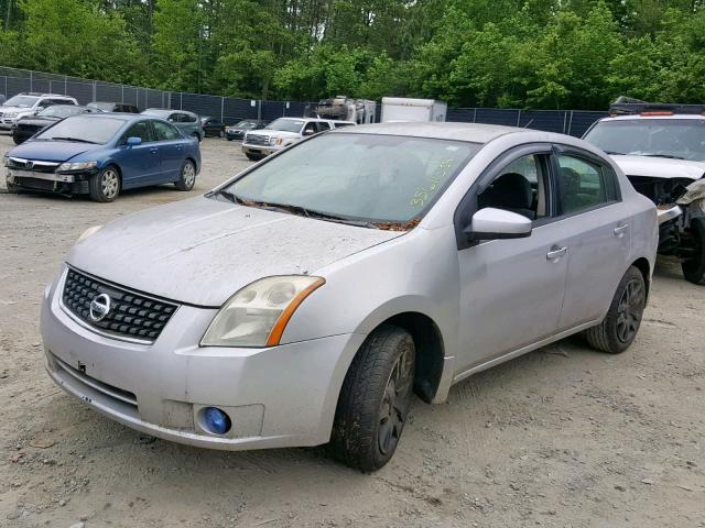 3N1AB61E27L681306 - 2007 NISSAN SENTRA 2.0 SILVER photo 9