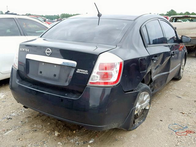 3N1AB6AP8AL698555 - 2010 NISSAN SENTRA 2.0 BLACK photo 4