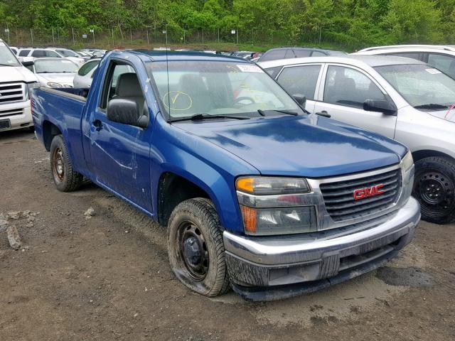 1GTCS148968208286 - 2006 GMC CANYON BLUE photo 1