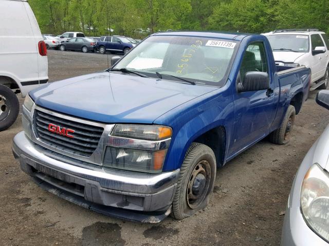 1GTCS148968208286 - 2006 GMC CANYON BLUE photo 2