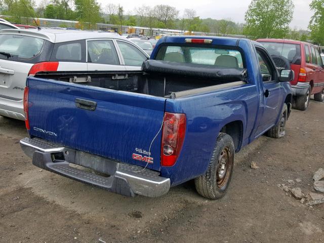 1GTCS148968208286 - 2006 GMC CANYON BLUE photo 4