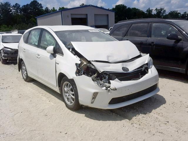 JTDZN3EU4C3129304 - 2012 TOYOTA PRIUS V WHITE photo 1