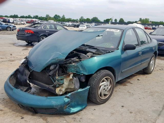 3G1JF5245TS868677 - 1996 CHEVROLET CAVALIER L GREEN photo 2