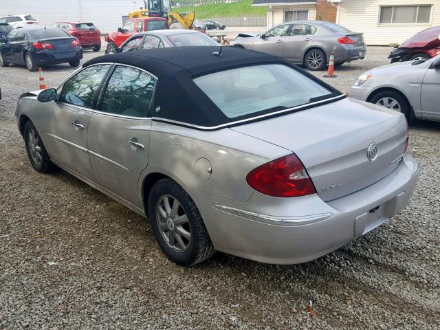 2G4WD582871185586 - 2007 BUICK LACROSSE C SILVER photo 3