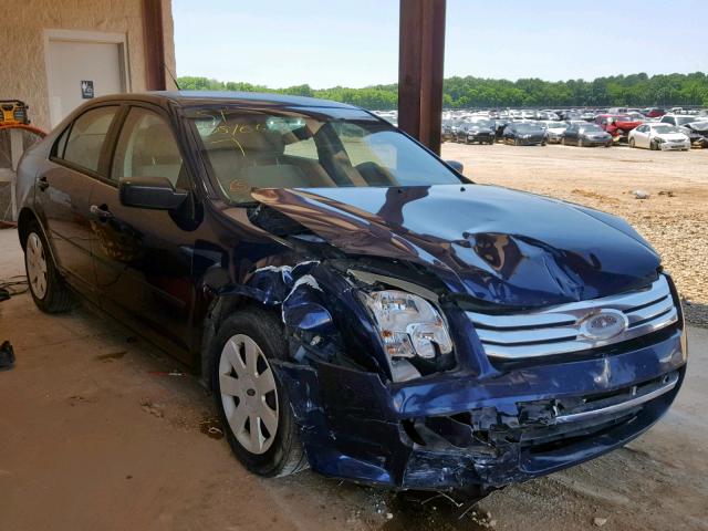 3FAHP06Z87R228381 - 2007 FORD FUSION S BLUE photo 1