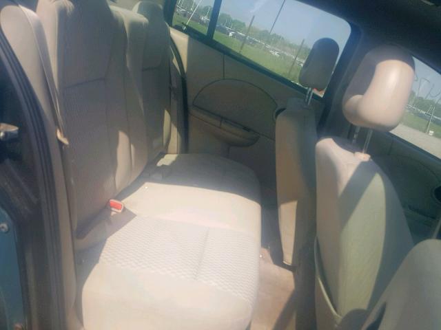 1G8AJ55F97Z144755 - 2007 SATURN ION LEVEL GREEN photo 6