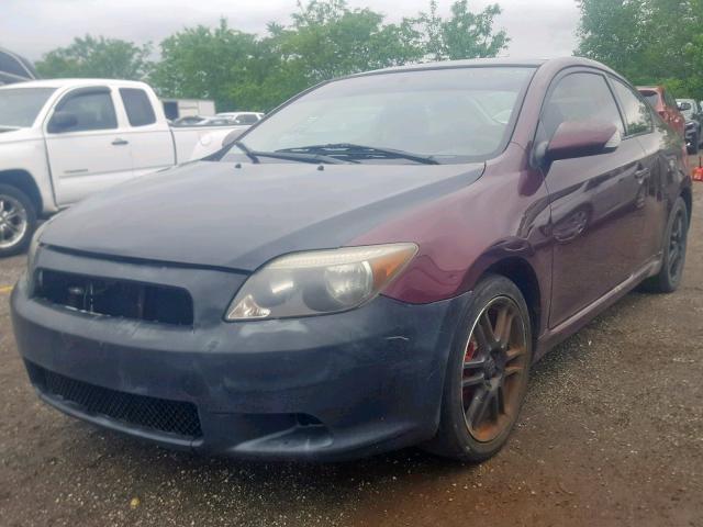 JTKDE177450033398 - 2005 TOYOTA SCION TC იასამნისფერი ფოტო 2