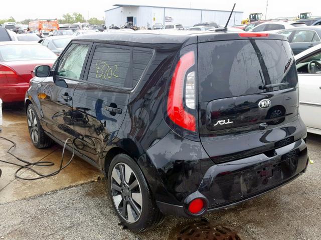 KNDJX3A5XE7032710 - 2014 KIA SOUL ! Qara foto 3