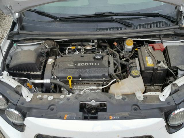 1G1JA5SH1F4174459 - 2015 CHEVROLET SONIC LS WHITE photo 7