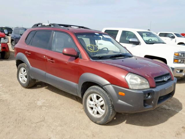 KM8JN12D98U912136 - 2008 HYUNDAI TUCSON SE MAROON photo 1