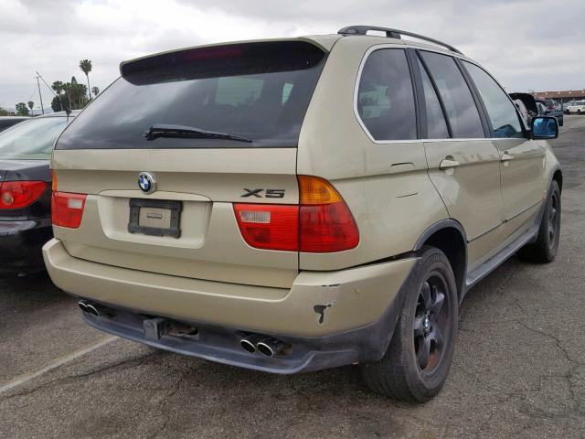 WBAFB3344YLH00831 - 2000 BMW X5 4.4I GOLD photo 4