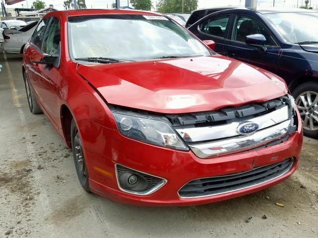 3FAHP0JG7AR309899 - 2010 FORD FUSION SEL RED photo 1