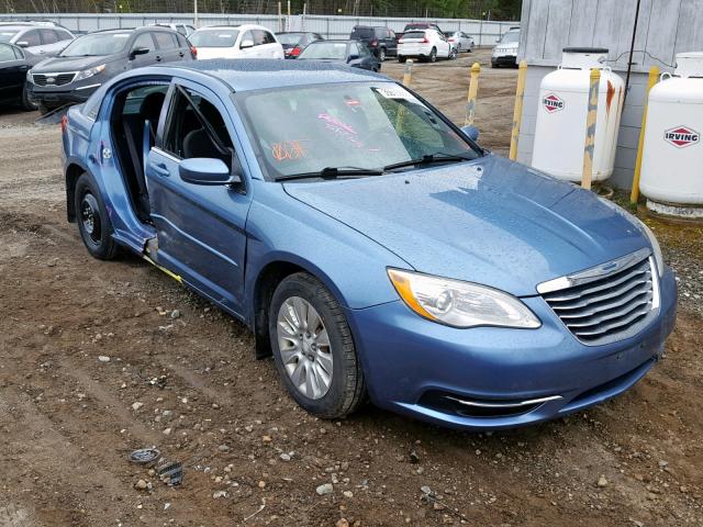 1C3BC4FB7BN558552 - 2011 CHRYSLER 200 LX BLUE photo 1