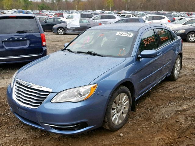 1C3BC4FB7BN558552 - 2011 CHRYSLER 200 LX BLUE photo 2