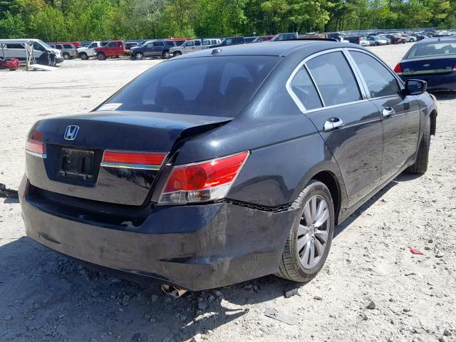 1HGCP2F81CA161572 - 2012 HONDA ACCORD EXL BLACK photo 4