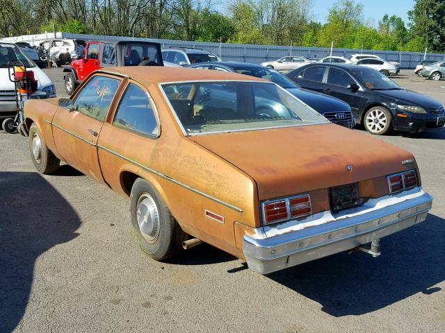 1X27D8W144939 - 1978 CHEVROLET NOVA BROWN photo 3