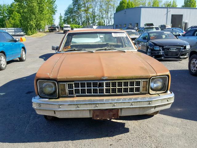 1X27D8W144939 - 1978 CHEVROLET NOVA BROWN photo 9