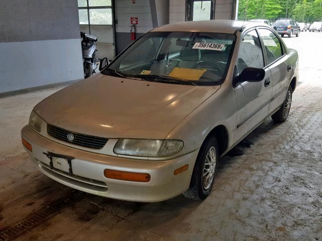 JM1BA1411S0154623 - 1995 MAZDA PROTEGE DX BEIGE photo 2