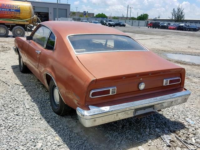 6K91L104614 - 1976 FORD MAVERICK RED photo 3