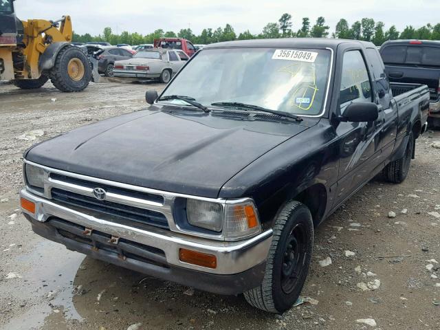 JT4RN93P2P5086723 - 1993 TOYOTA PICKUP 1/2 BLACK photo 2