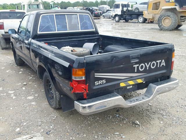 JT4RN93P2P5086723 - 1993 TOYOTA PICKUP 1/2 BLACK photo 3