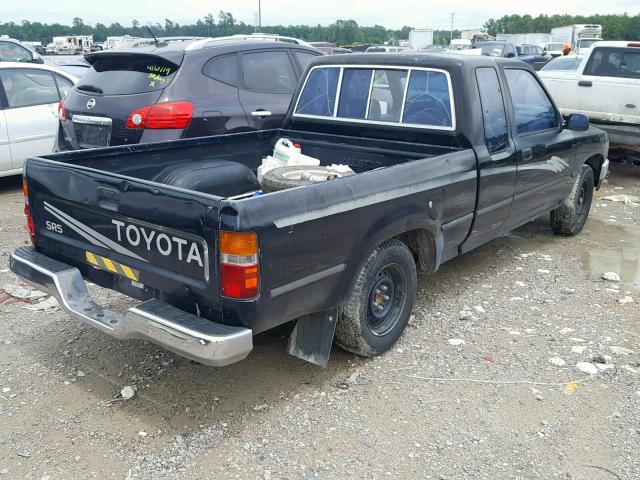 JT4RN93P2P5086723 - 1993 TOYOTA PICKUP 1/2 BLACK photo 4