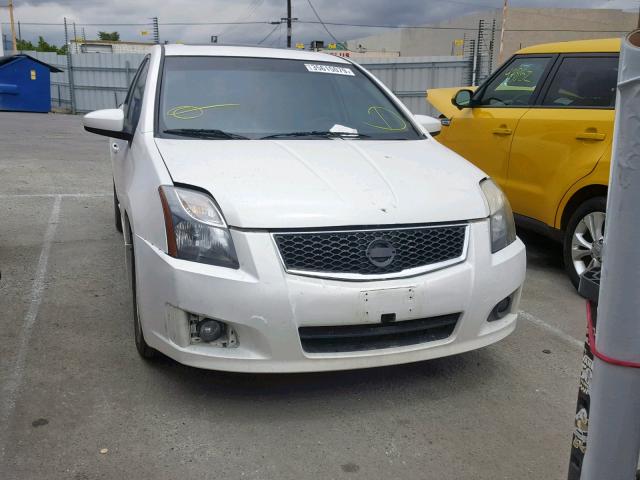 3N1AB6AP1CL632111 - 2012 NISSAN SENTRA 2.0 WHITE photo 1