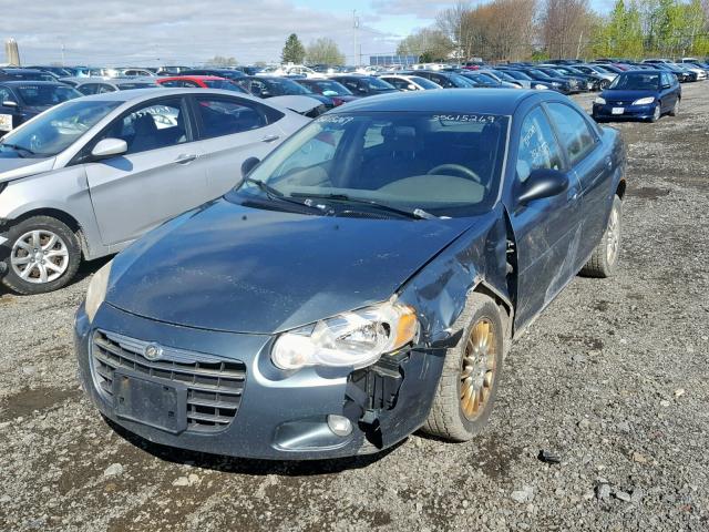 1C3EL56R56N261043 - 2006 CHRYSLER SEBRING TO BLUE photo 2